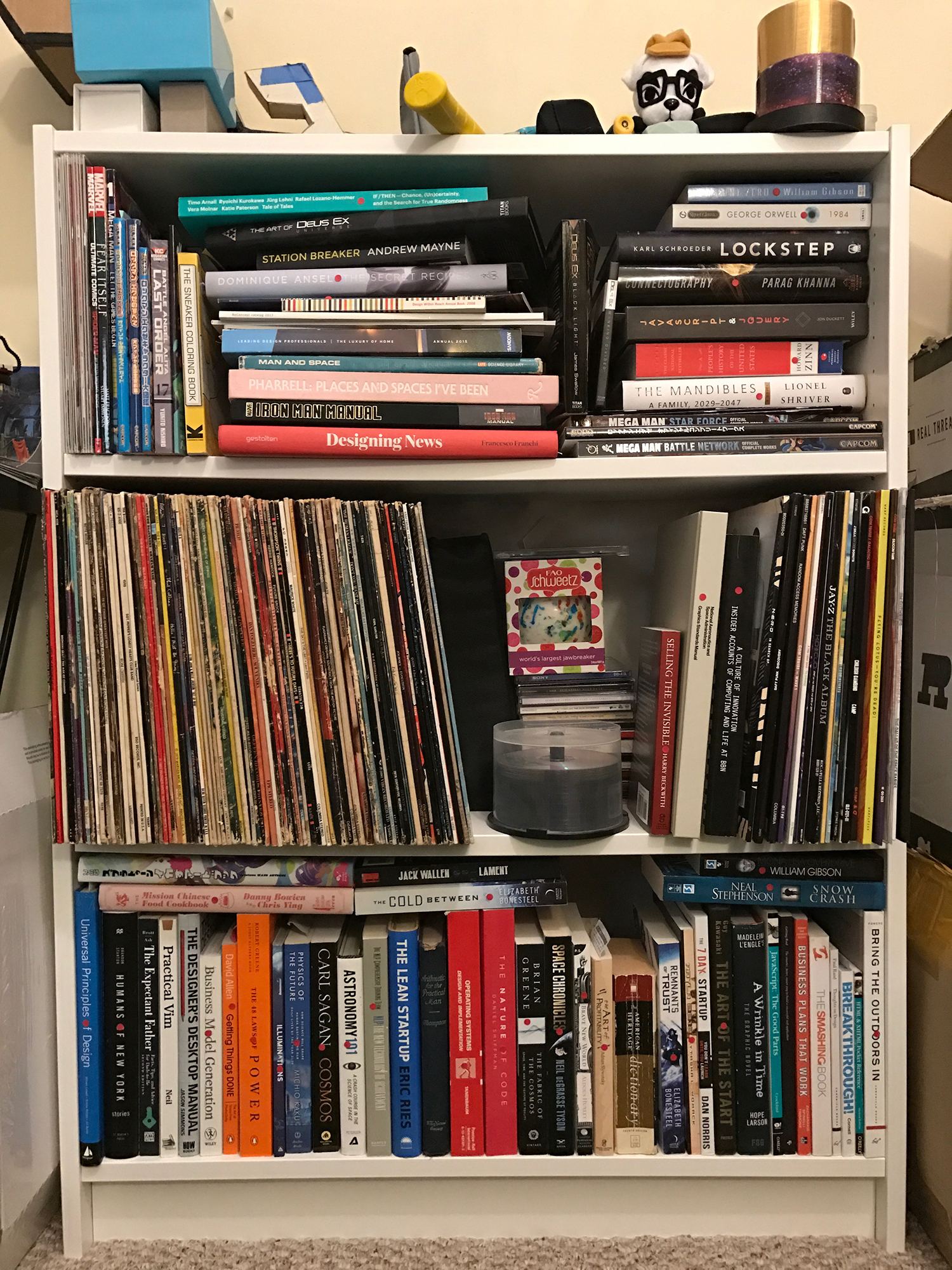 My bookshelf has more than books on it