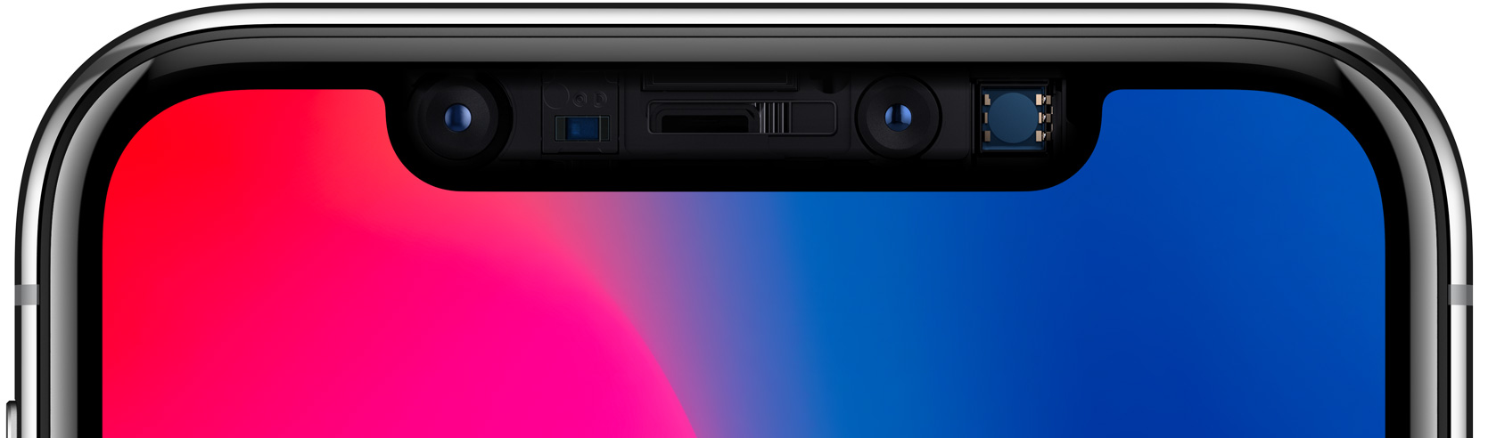 Internal shot of what makes Face ID possible